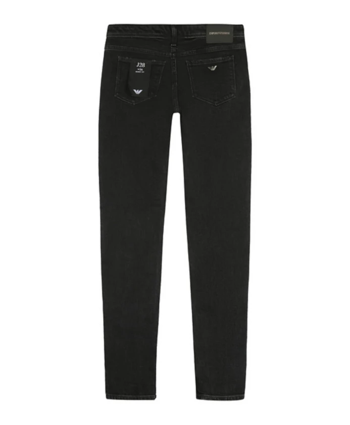 Черные узкие джинсы 6k2j282di9z0005 Emporio Armani, черный — фото 3