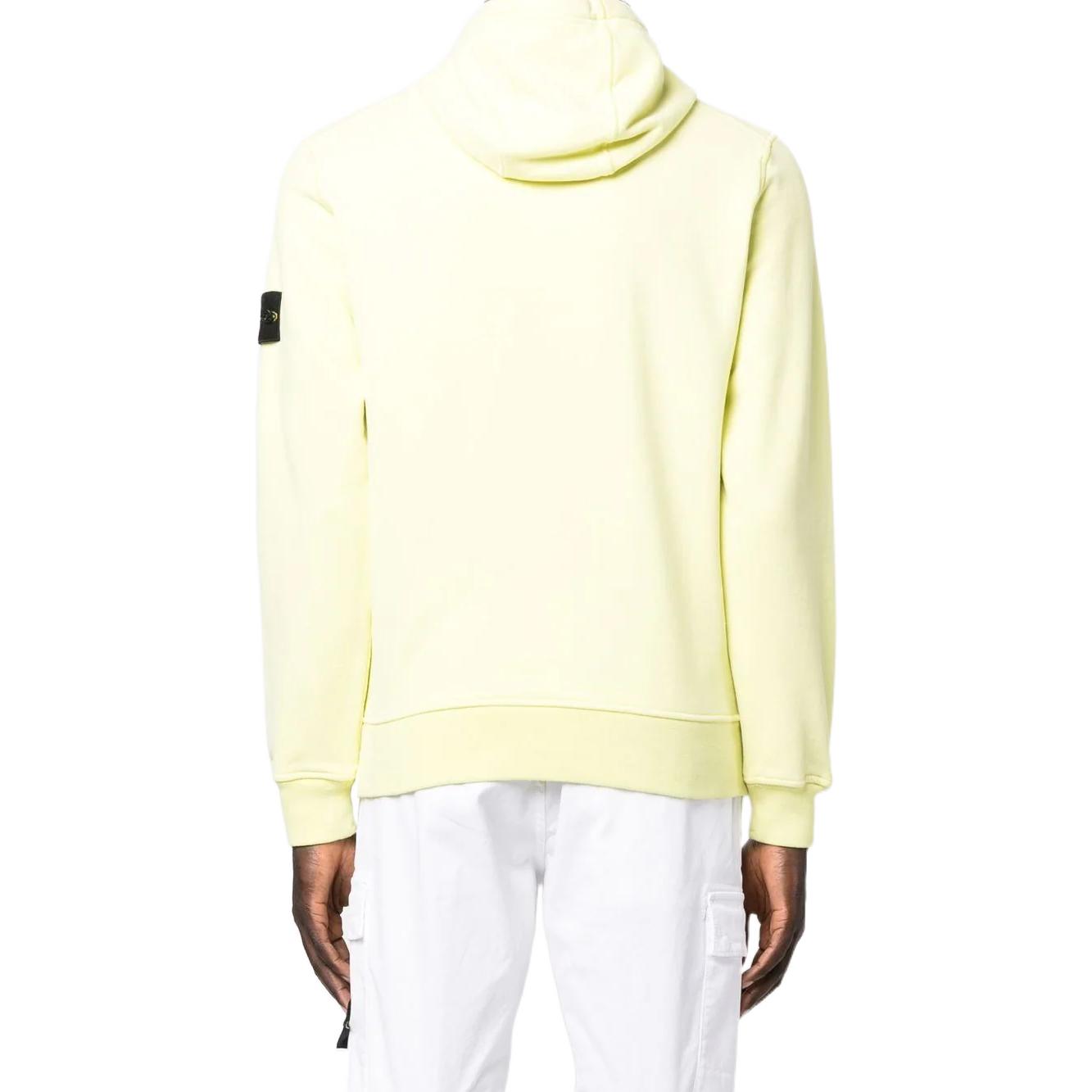 STONE ISLAND Свитшот мужской лимонно-желтый — фото 4