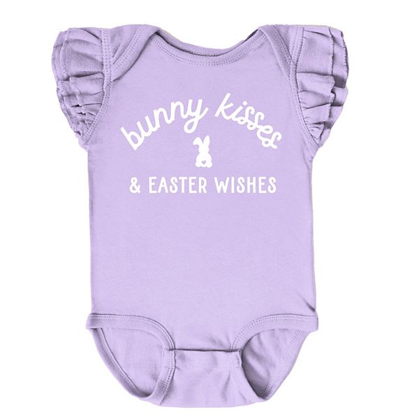 

Боди с рукавами-крылышками Bunny Kisses Easter Wishes The Juniper Shop, Lavender
