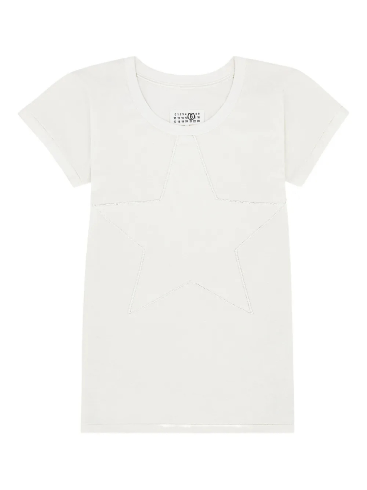 

MM6 Maison Margiela футболка с аппликацией, белый