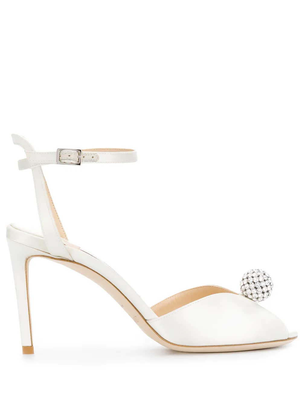 Босоножки Sacora 85 JIMMY CHOO, белый