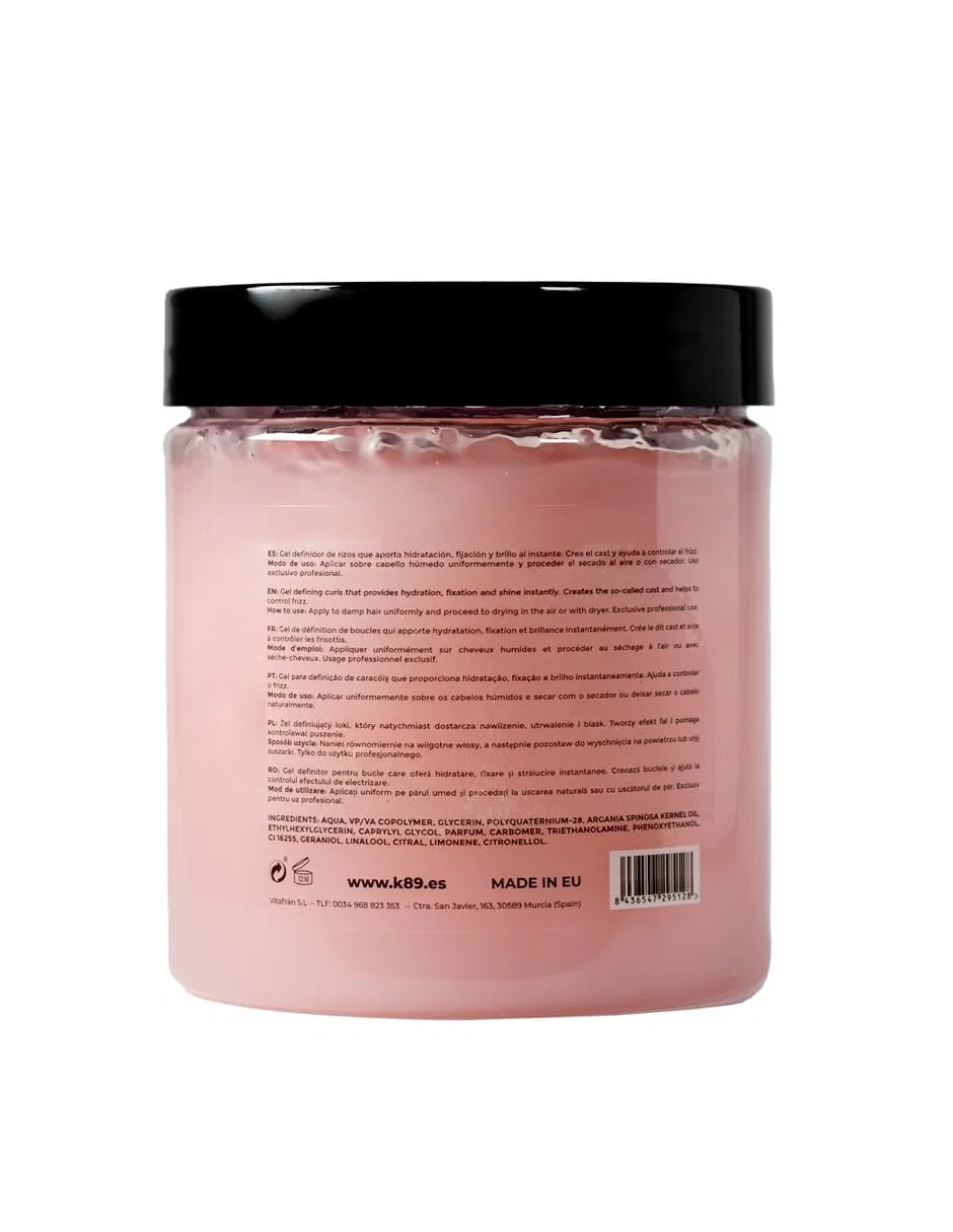 Гель для кудрявых волос K89 Professional Curl Gel, 500 мл K89 Hair Expert — фото 2