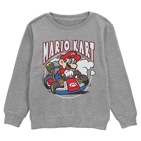 

Детская флисовая толстовка nintendo mario kart racing crew Licensed Character