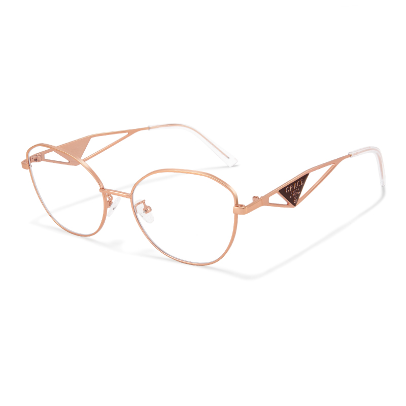 

MK MINGKU Очки нестандартной формы унисекс, Rose Gold Frame [Main Color]