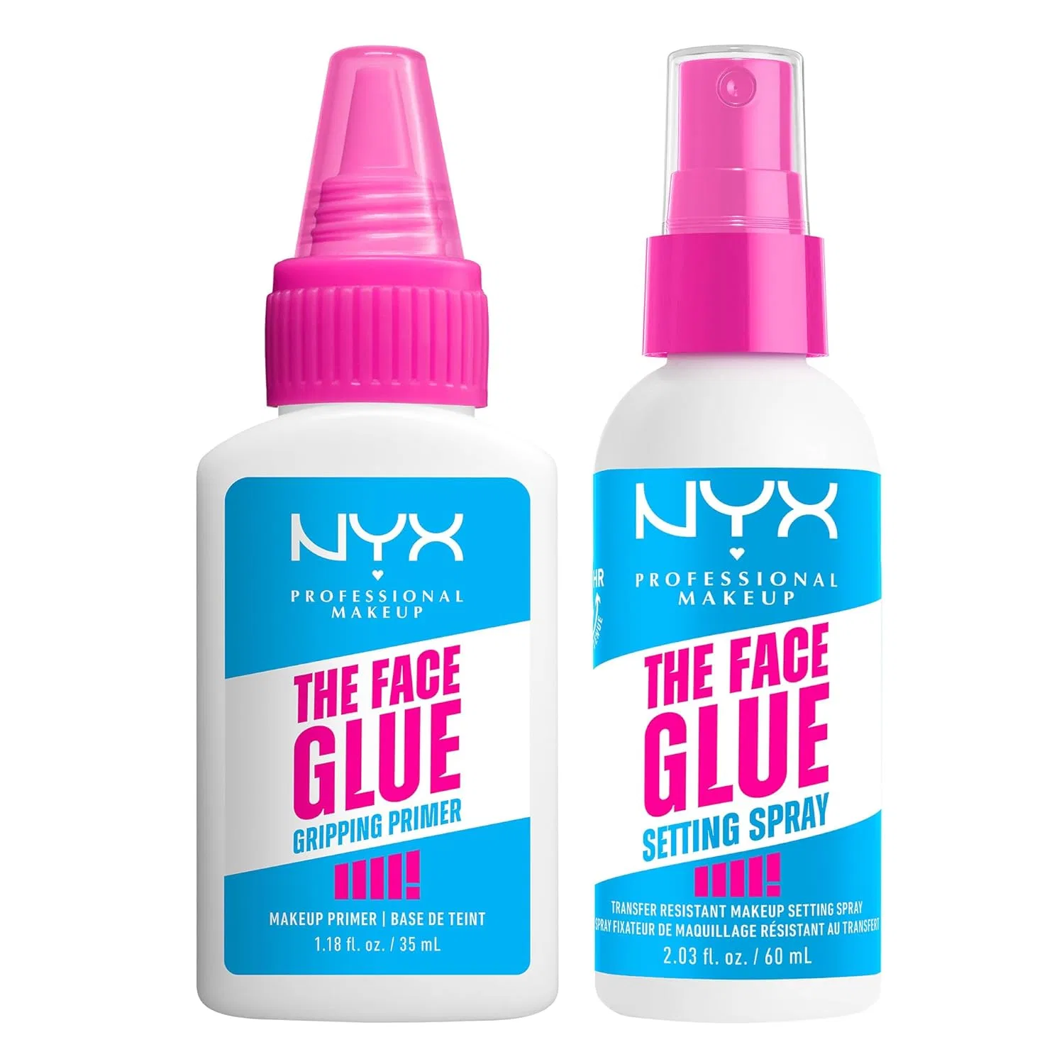 Набор для макияжа: праймер и фиксирующий спрей «The Face Glue» от NYX Professional Makeup Nyx Professional Makeup