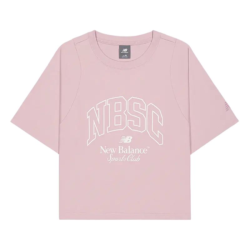 

Футболка NBSC SS25 женская New Balance, розовый
