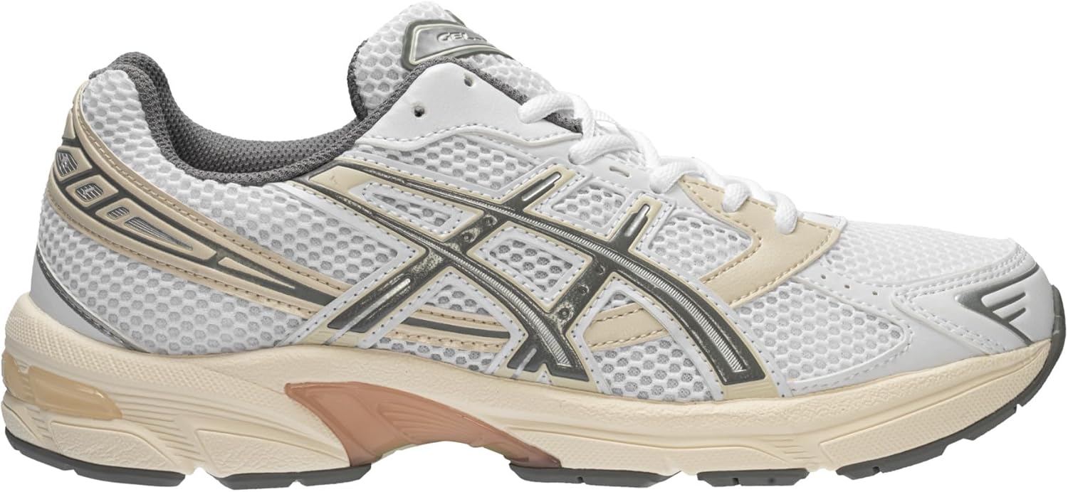 Мужские спортивные кроссовки Asics GEL-1130, белый/серый/бежевый — фото 2