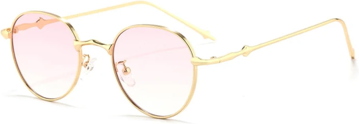 

Солнцезащитные очки с защитой от УФ-излучения UV400 | Овальная металлическая оправа | Для женщин и мужчин | Для занятий спортом на открытом воздухе и вождения DSVIGF, Pink