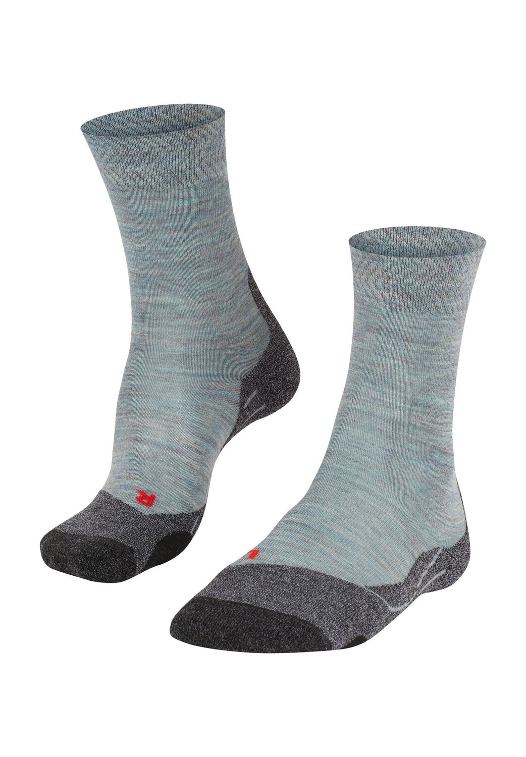 

Трекинговые носки TK2, из натуральной шерсти, женские FALKE, цвет Grau Blau