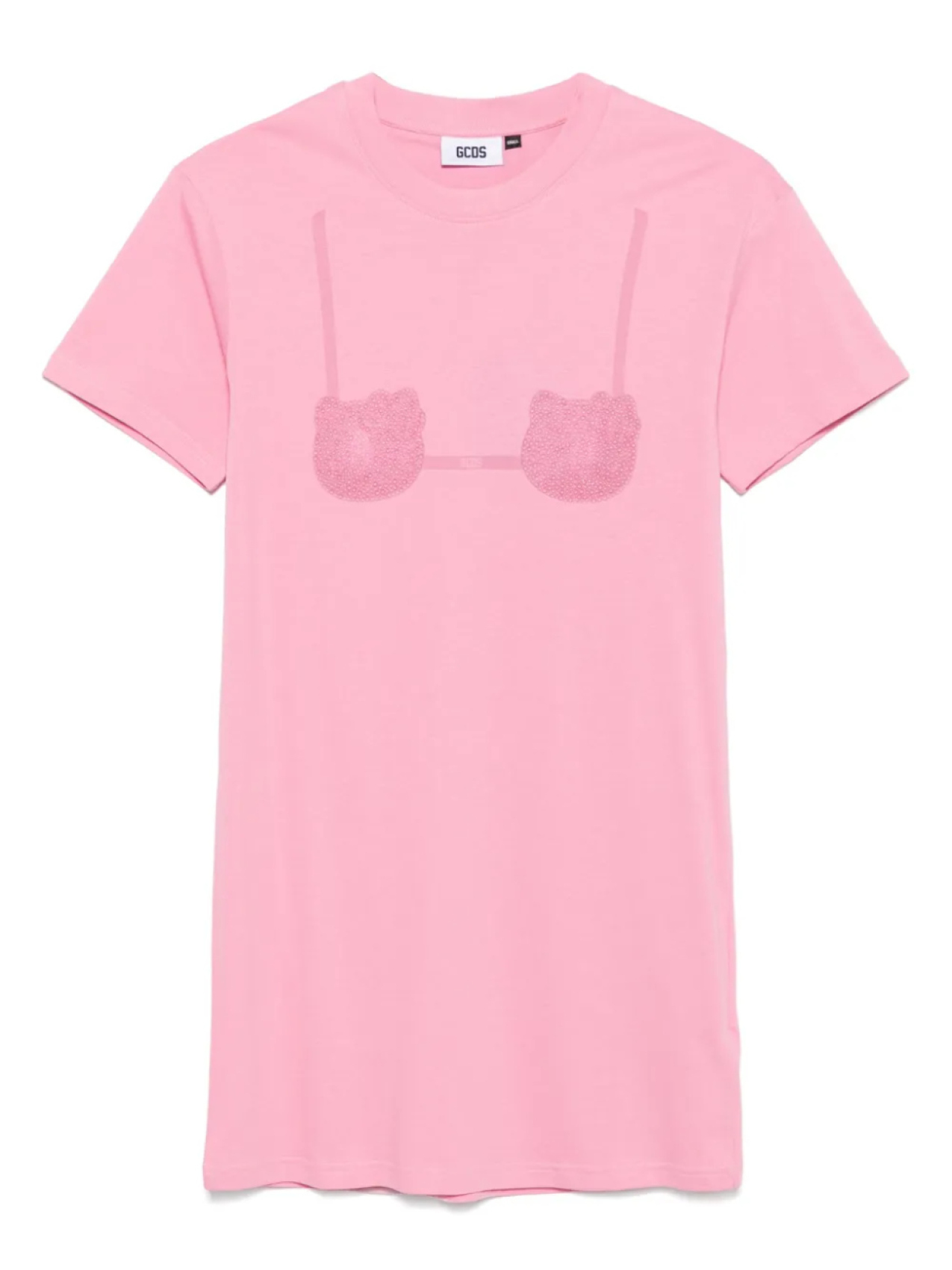 

GCDS платье мини с принтом из коллаборации с Hello Kitty, розовый