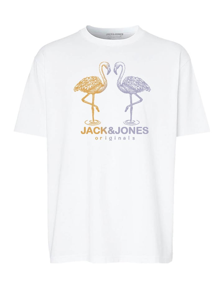 

Футболка JACK & JONES Junior, ярко-белый