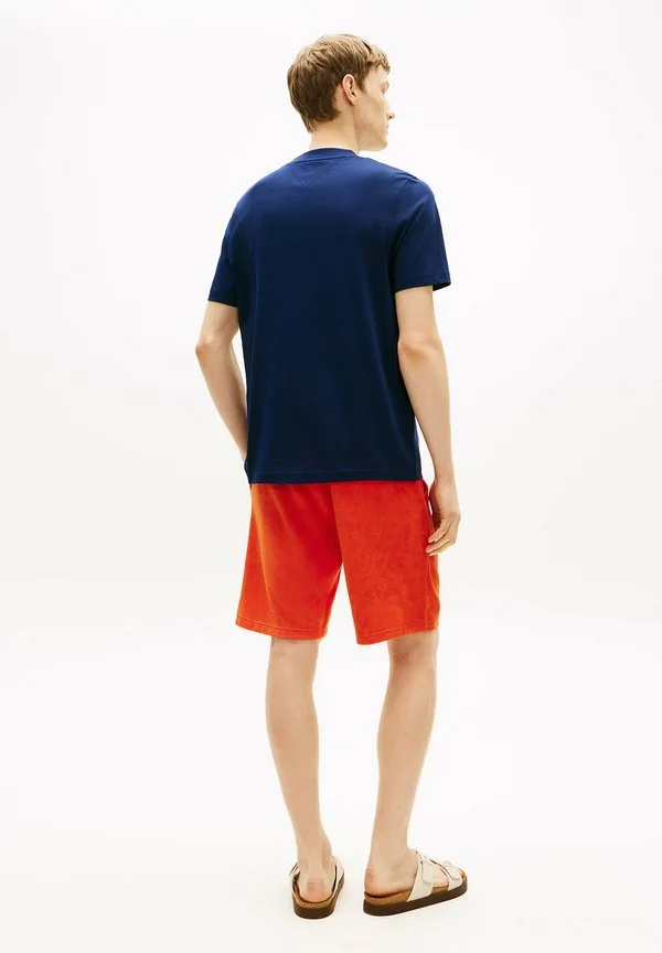 Футболка с монограммой script swimshop, базовая футболка Tommy Hilfiger, Carbon Navy — фото 3