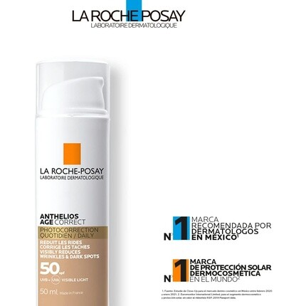 Anthelios Age Correct Tt Цветной солнцезащитный крем Spf50 50 мл, La Roche-Posay — фото 3