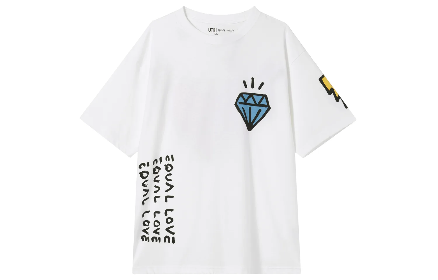 UNIQLO Футболка унисекс белая с круглым вырезом