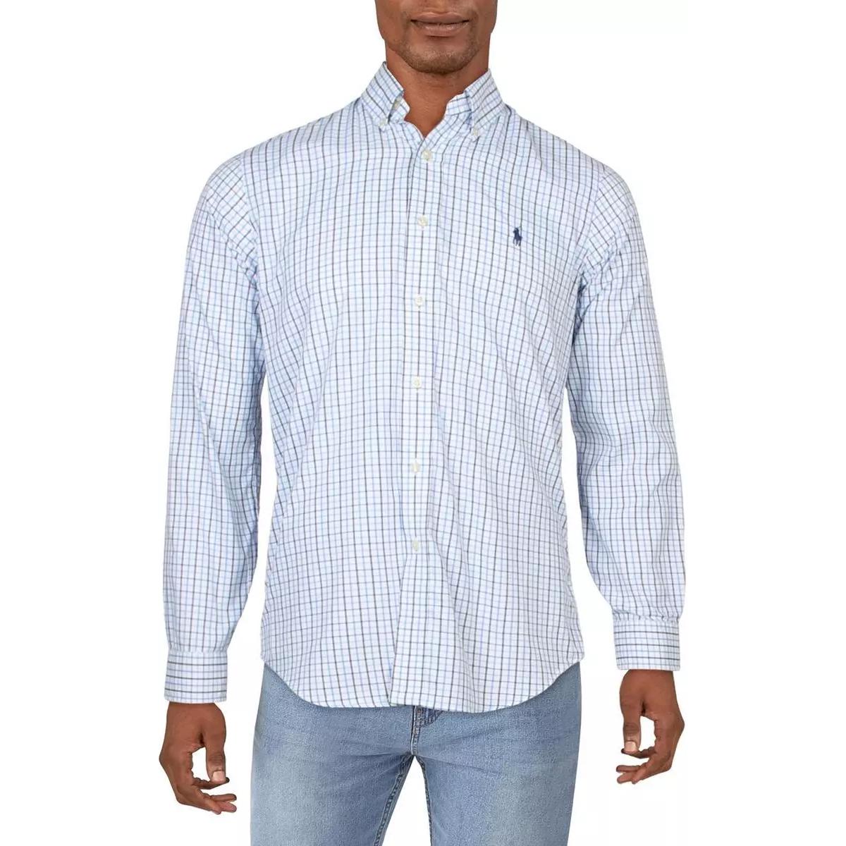 

Polo Ralph Lauren Рубашка мужская светло-синяя