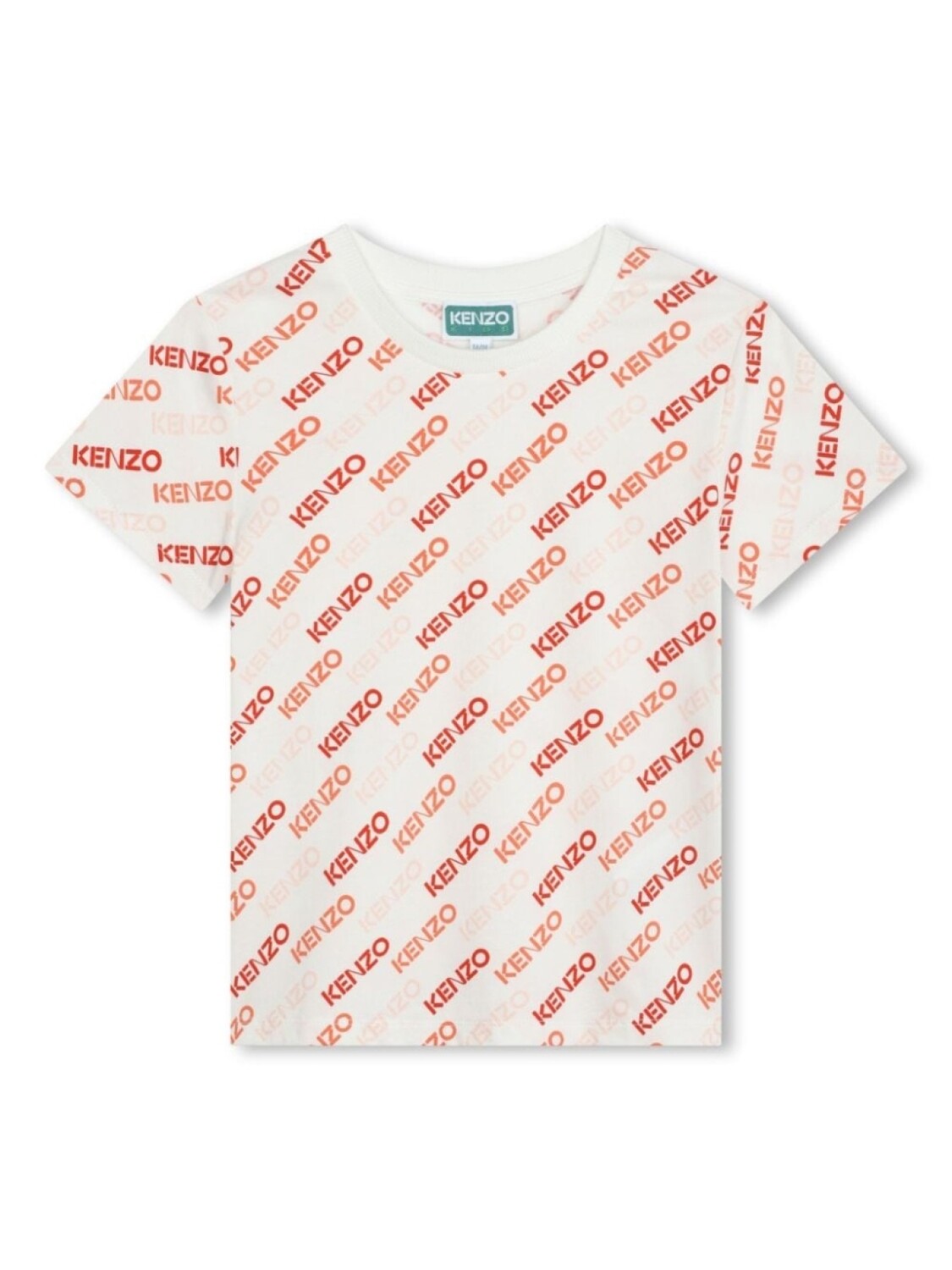 

Kenzo Kids футболка с логотипом, нейтральный цвет