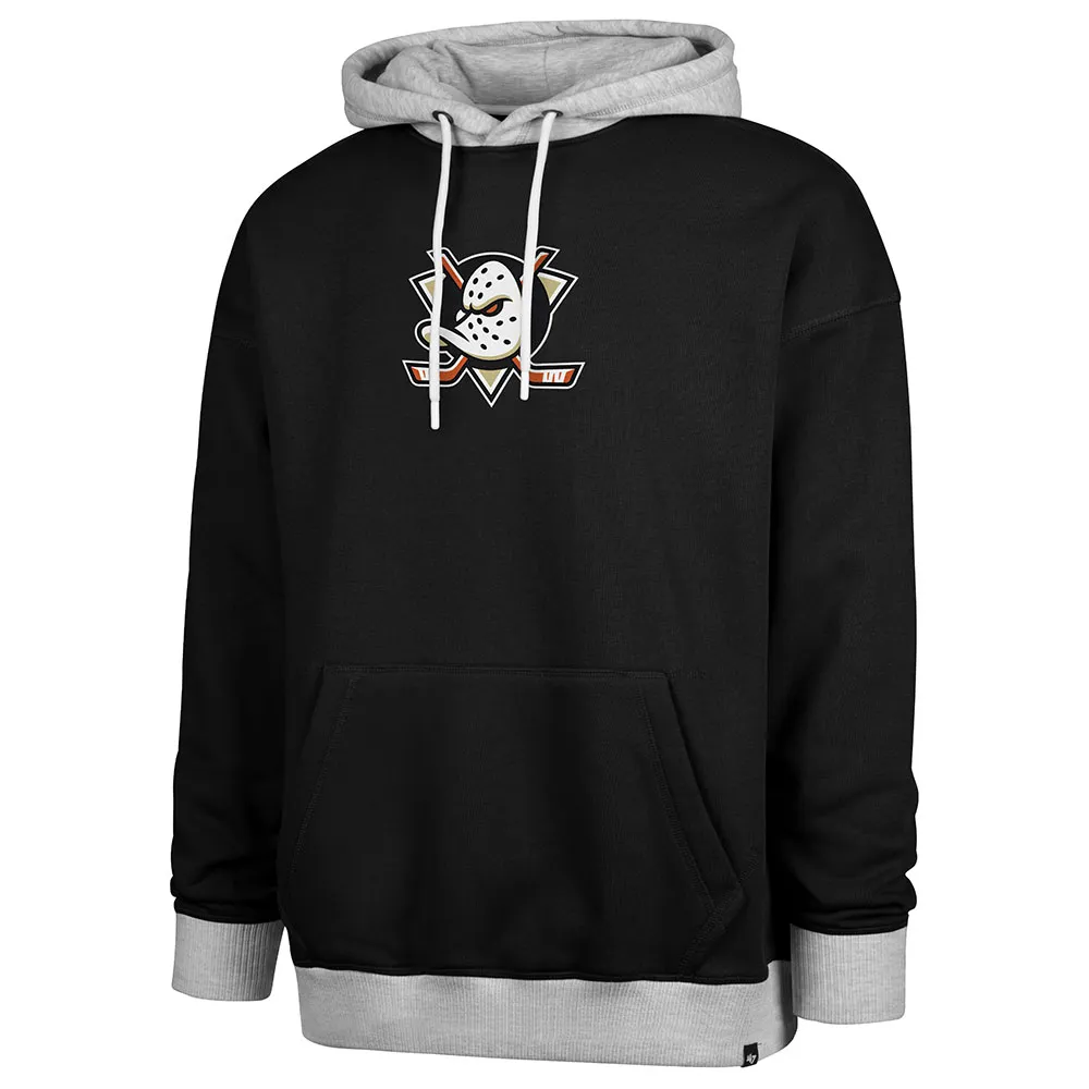 

Худи с нашивкой NHL Anaheim Ducks, модель 47, с откидным плечом, черный