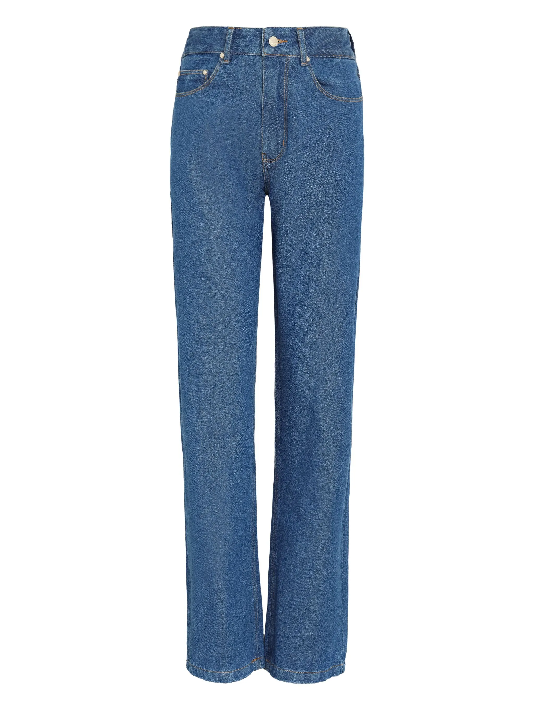 

Джинсы с нашивкой-логотипом Amapô, синий