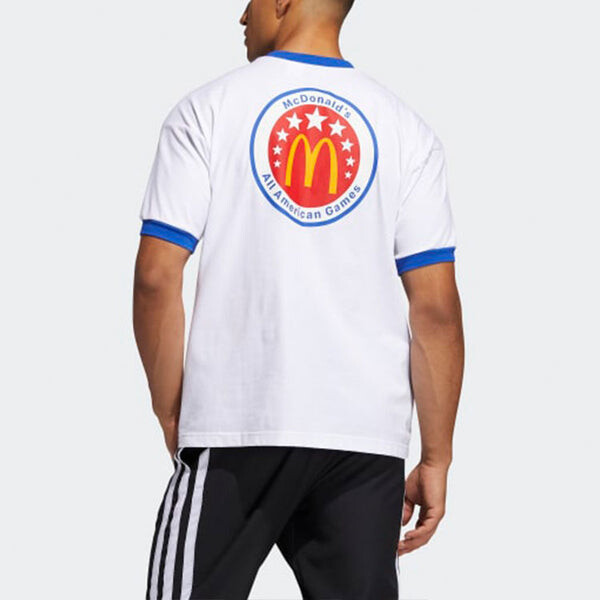 Футболка ee mcd gfx tee short sleeve men's white Adidas, белый — фото 3