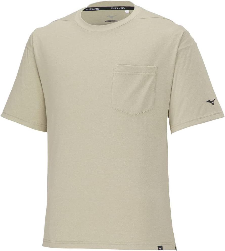 

Тренировочная футболка Mizuno 32MAA028, Dry Loose Fit, с коротким рукавом, UPF 15, влагоотводящая, быстросохнущая