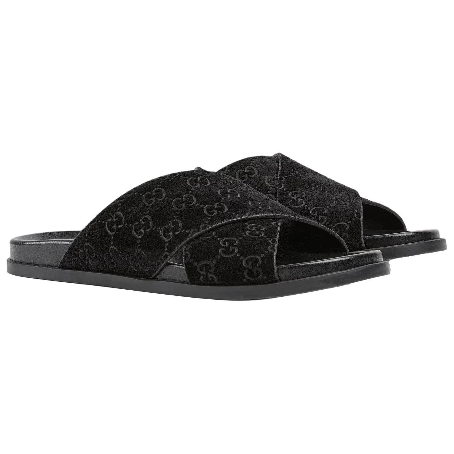 Шлепанцы GUCCI Original Shoe Box Black — фото 4