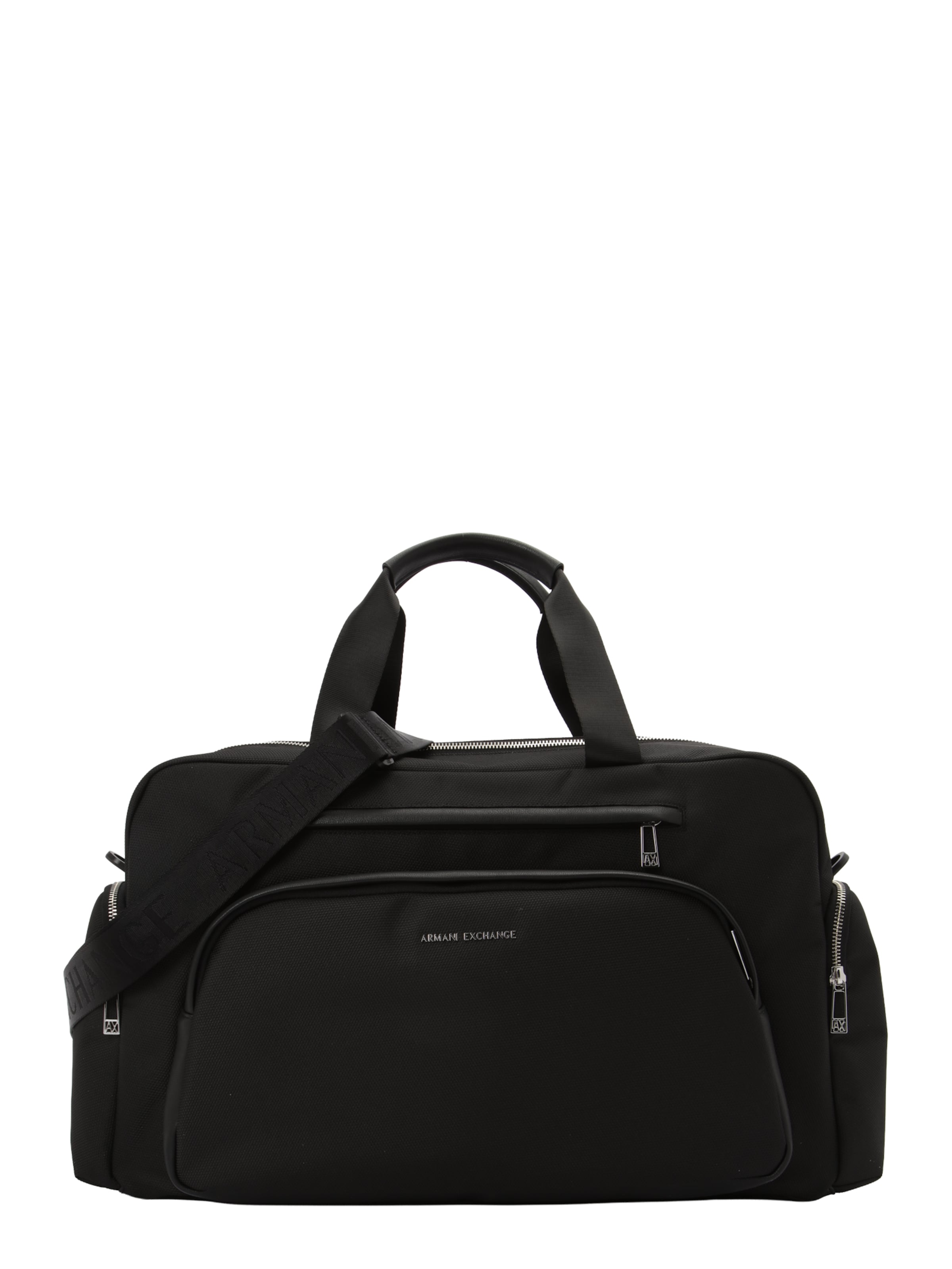 

ARMANI EXCHANGE Дорожная сумка 'SINGAPORE' в черном цвете