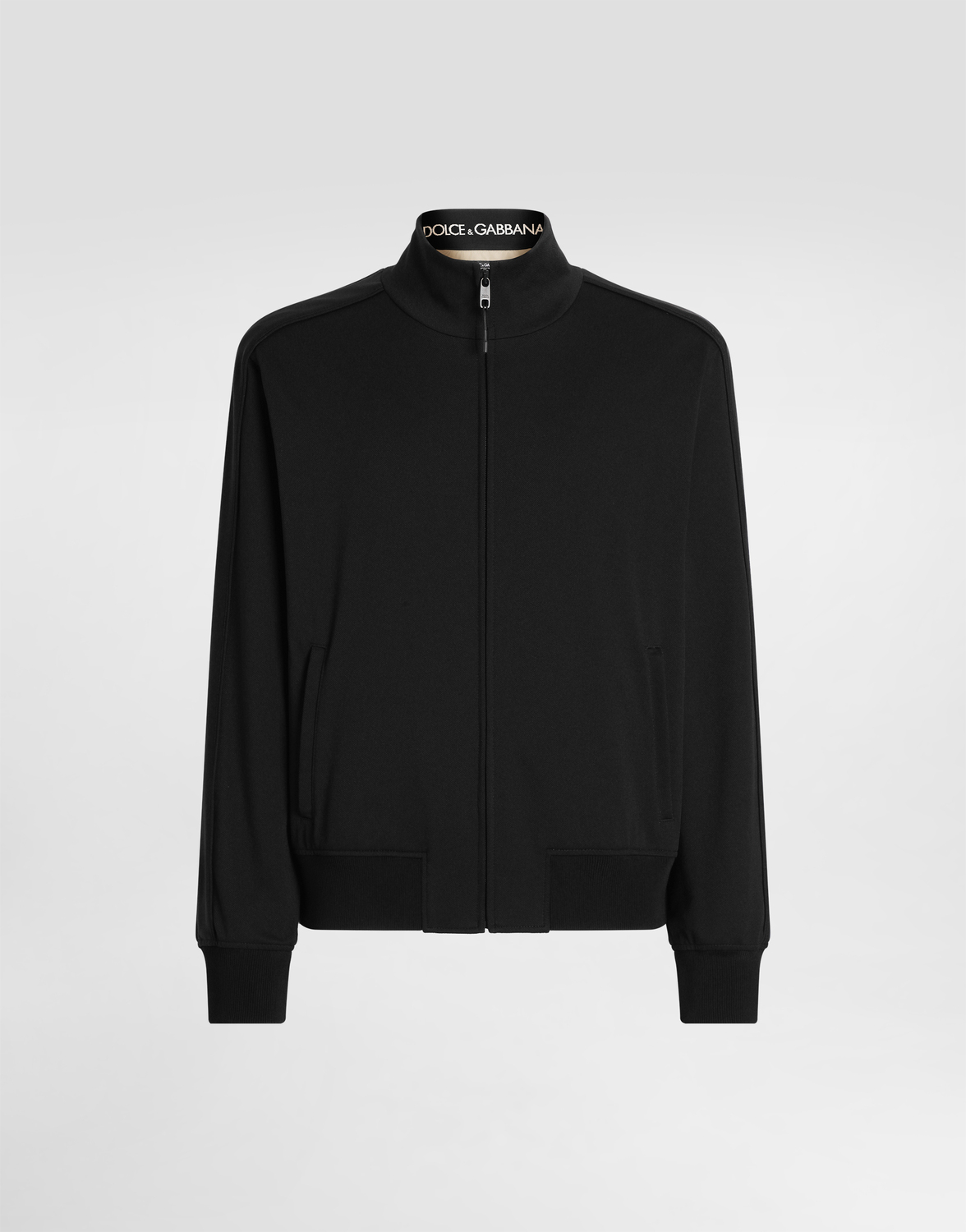 

Толстовка из технологичного трикотажа DOLCE & GABBANA, черный