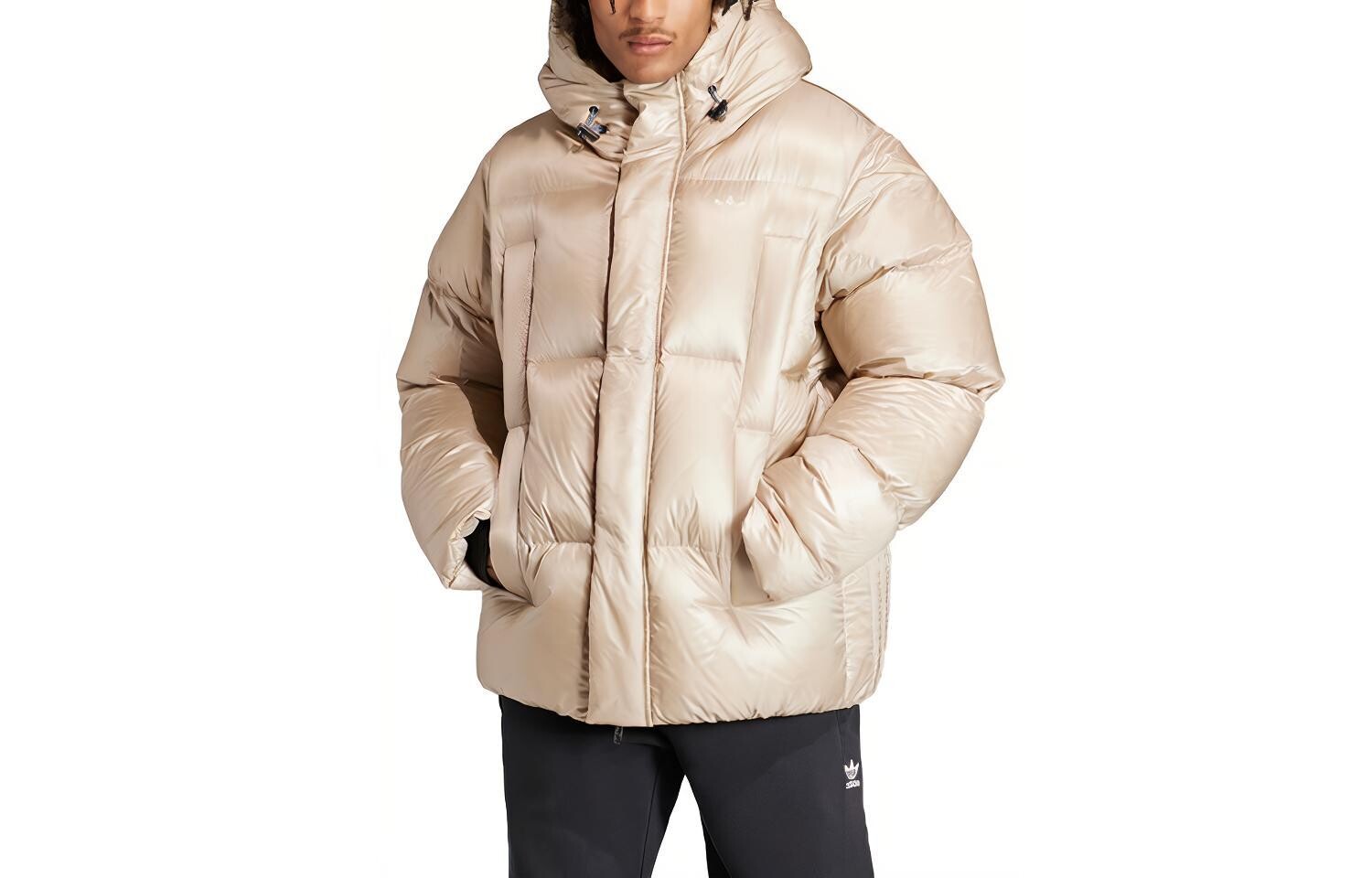 

Пуховик мужской светлый хаки Adidas Originals, хаки