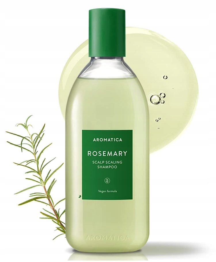 AROMATIKA, Шампунь для шелушения кожи головы с розмарином, шампунь с розмарином, 400 мл Inna marka — фото 3