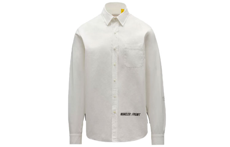 

Moncler Рубашка мужская GENIUS X Fujiwara Hiroshi FRGMT белые