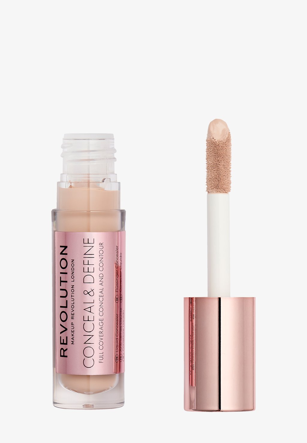 

Консилер Revolution Conceal & Define Concealer Makeup Revolution, цвет conceal & define c4