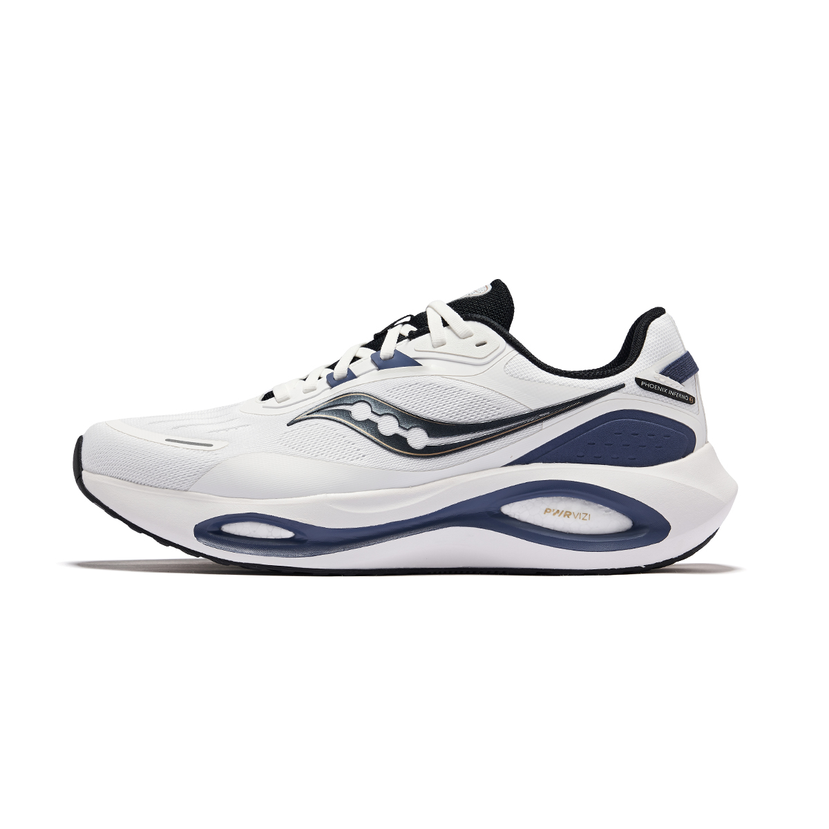 

Saucony Феникс Инферно Файрберд 3 противоскользящие износостойкие низкие кроссовки унисекс бело-голубые, цвет White Blue