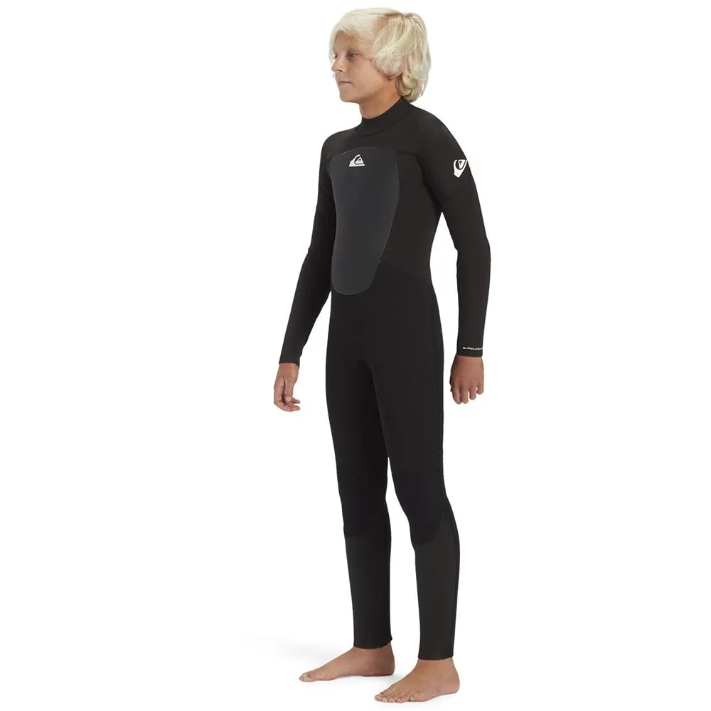 Неопреновый костюм с длинными рукавами и молнией на спине Quiksilver 4/3 mm Pro, черный — фото 3
