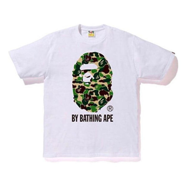 

Футболка camouflage ape head logo t-shirt 'white green' A Bathing Ape, белый