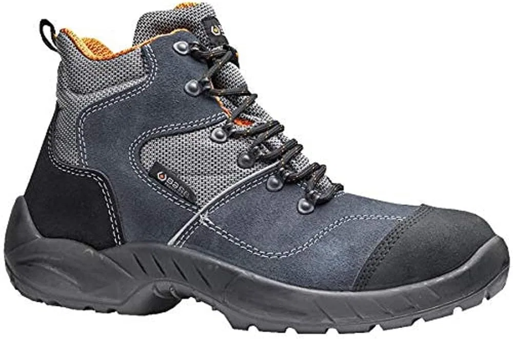 Мужские противоскользящие защитные ботинки Base BO156 Damm Gate S1P SRC Smart Lace Up BASE Protection, Navy