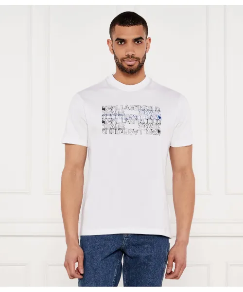 

Футболка Regular fit Karl Lagerfeld Jeans, белый