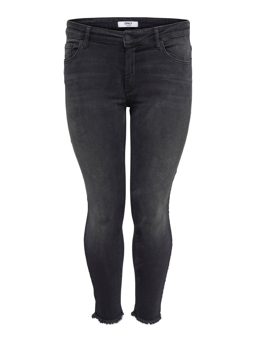 

Джинсы скинни ONLY Carmakoma Skinny Jeans, черный деним