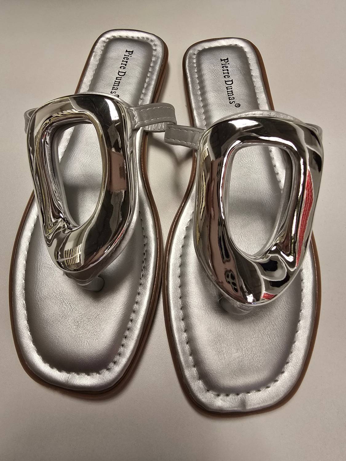 Women's Express Sandals In Silver Pierre Dumas