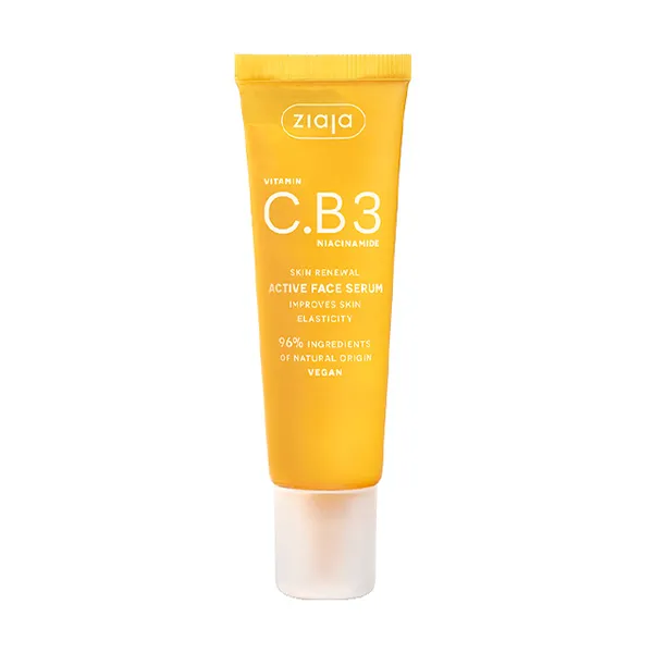

Активная сыворотка для лица Vitamin C B3 Niacimamide Active Ziaja, 1 UD