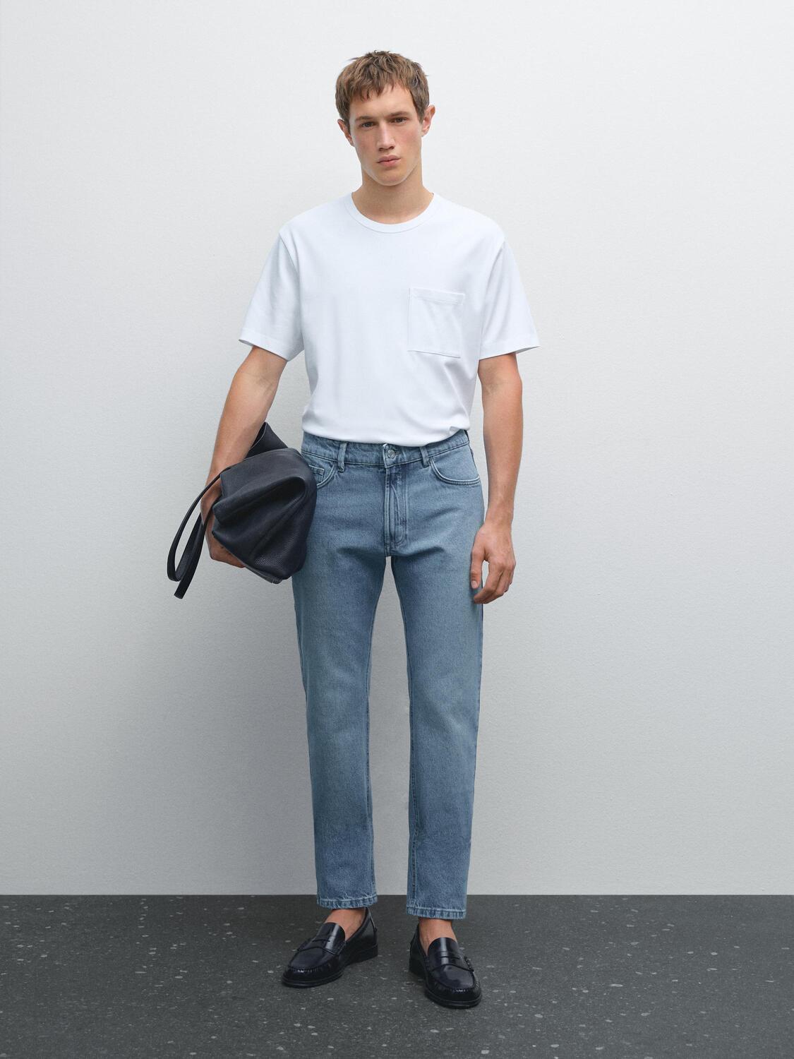 

Джинсы Slim Fit Massimo Dutti, синий