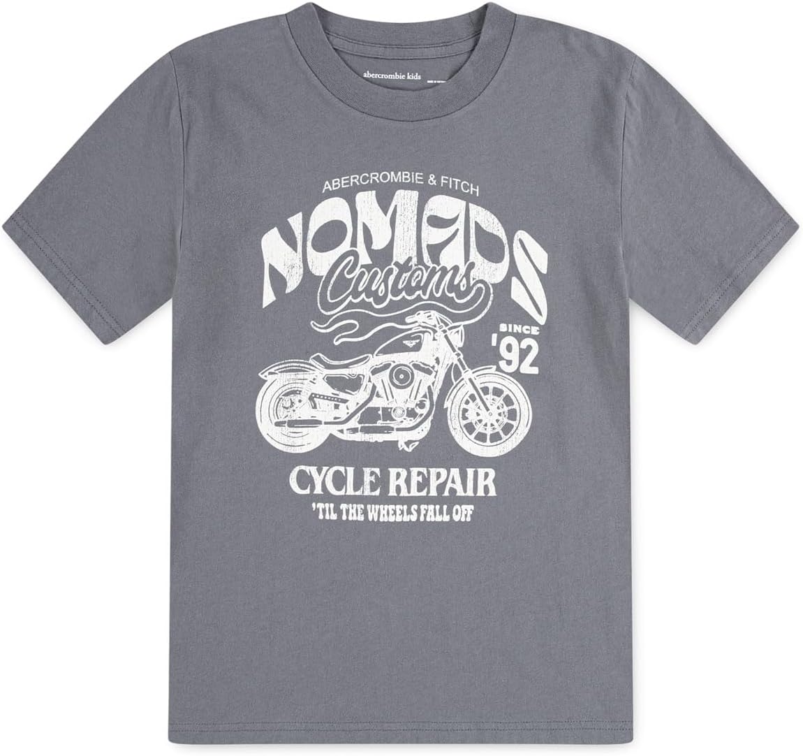 

Футболка abercrombie kids Nomad Tee, цвет Castlerock
