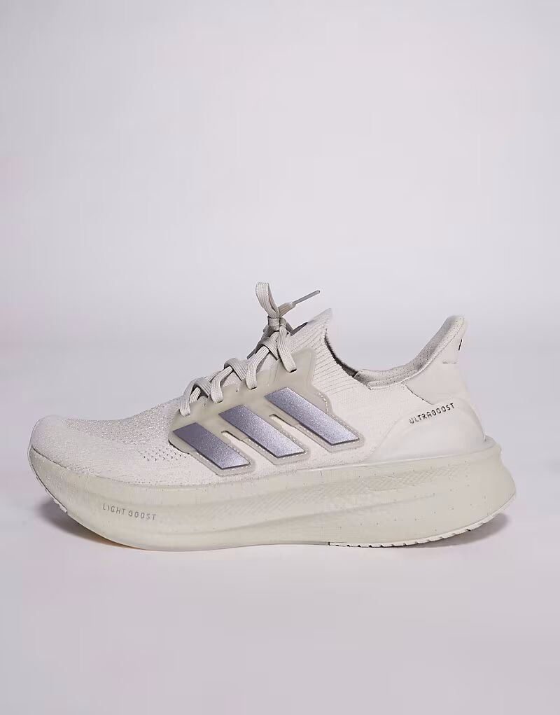 Кроссовки Adidas Running Ultraboost 5 бежевого цвета Adidas Performance — фото 4