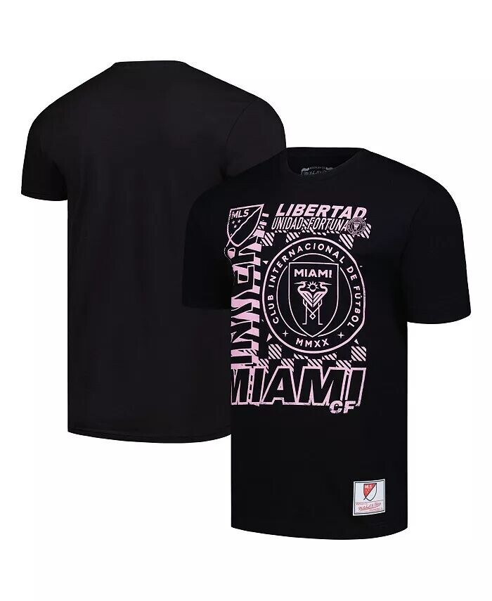 

Мужская черная футболка нападающего Inter Miami CF Mitchell & Ness