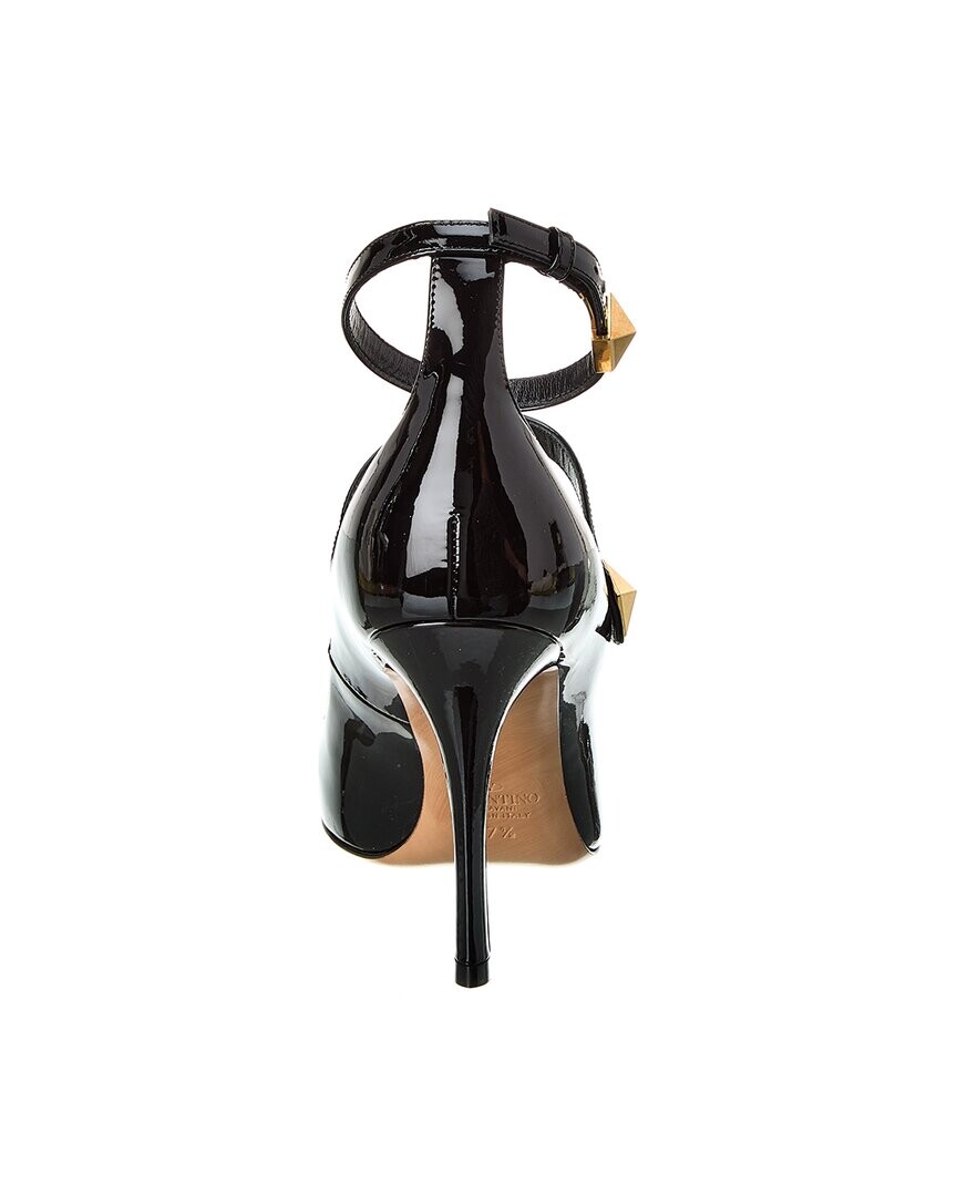 

Патентованные туфли Valentino Roman Stud 100, черный