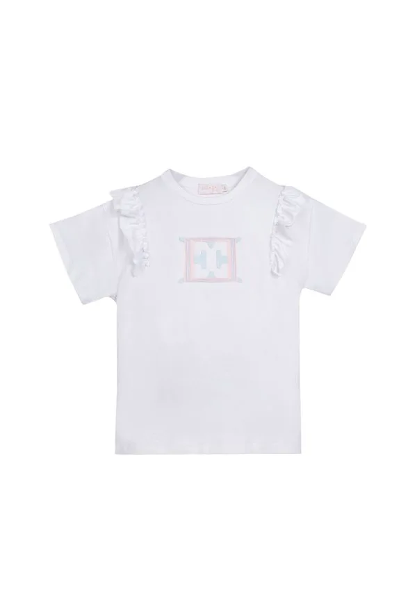 Футболка унисекс с принтом Escada Girls, Bright White