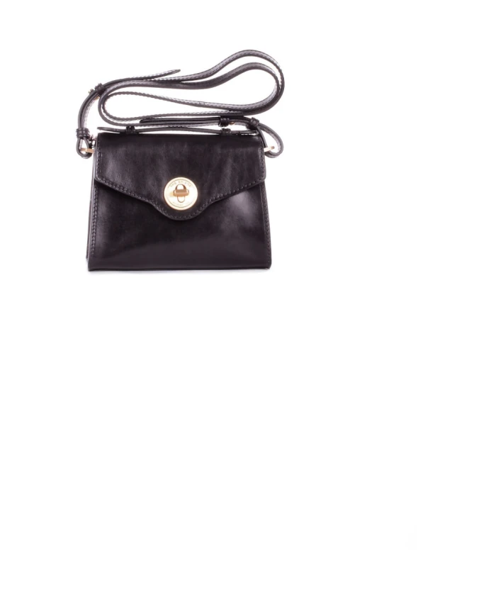 

Черная сумка через плечо с логотипом на передней части. The Bridge, черный