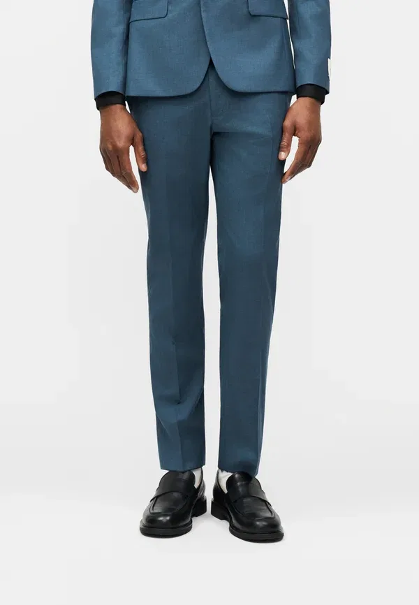 Брюки Calvin Klein, модель Houndstooth slim trouser suit, цвет якорно-синий
