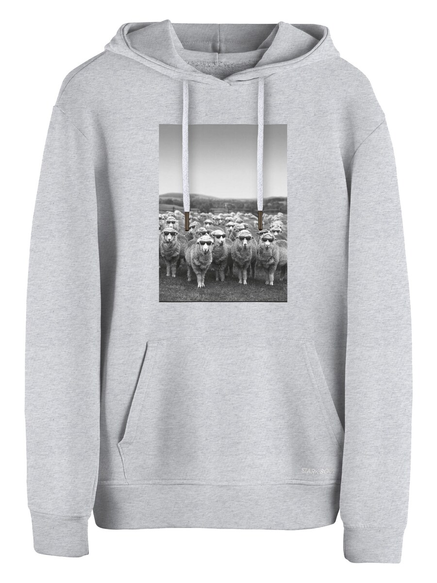 

Толстовка Cotton Prime Schafe Mit Sonnenbrille, серый/светло-серый/темно-серый