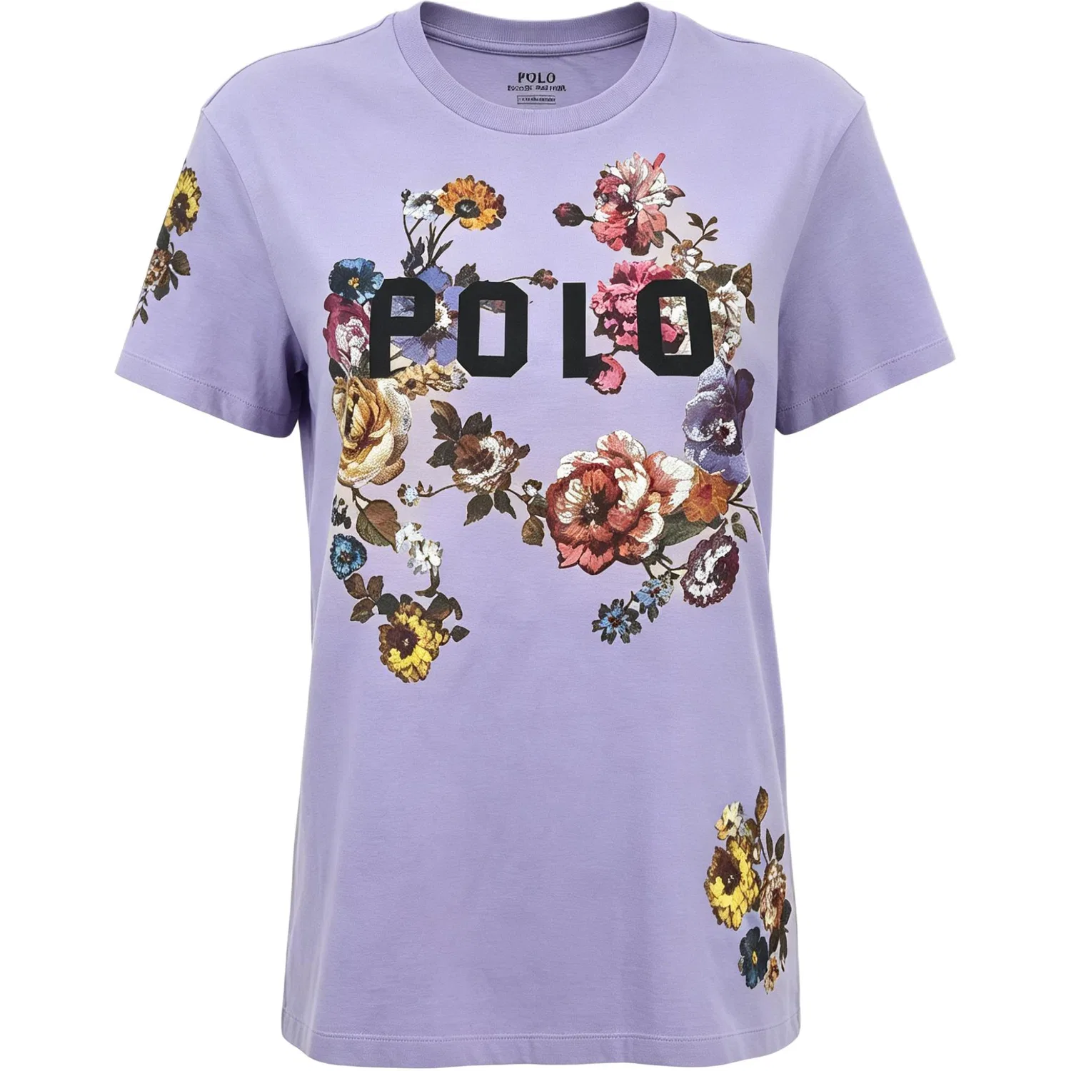 Футболка женская с круглым вырезом Polo Ralph Lauren Purple