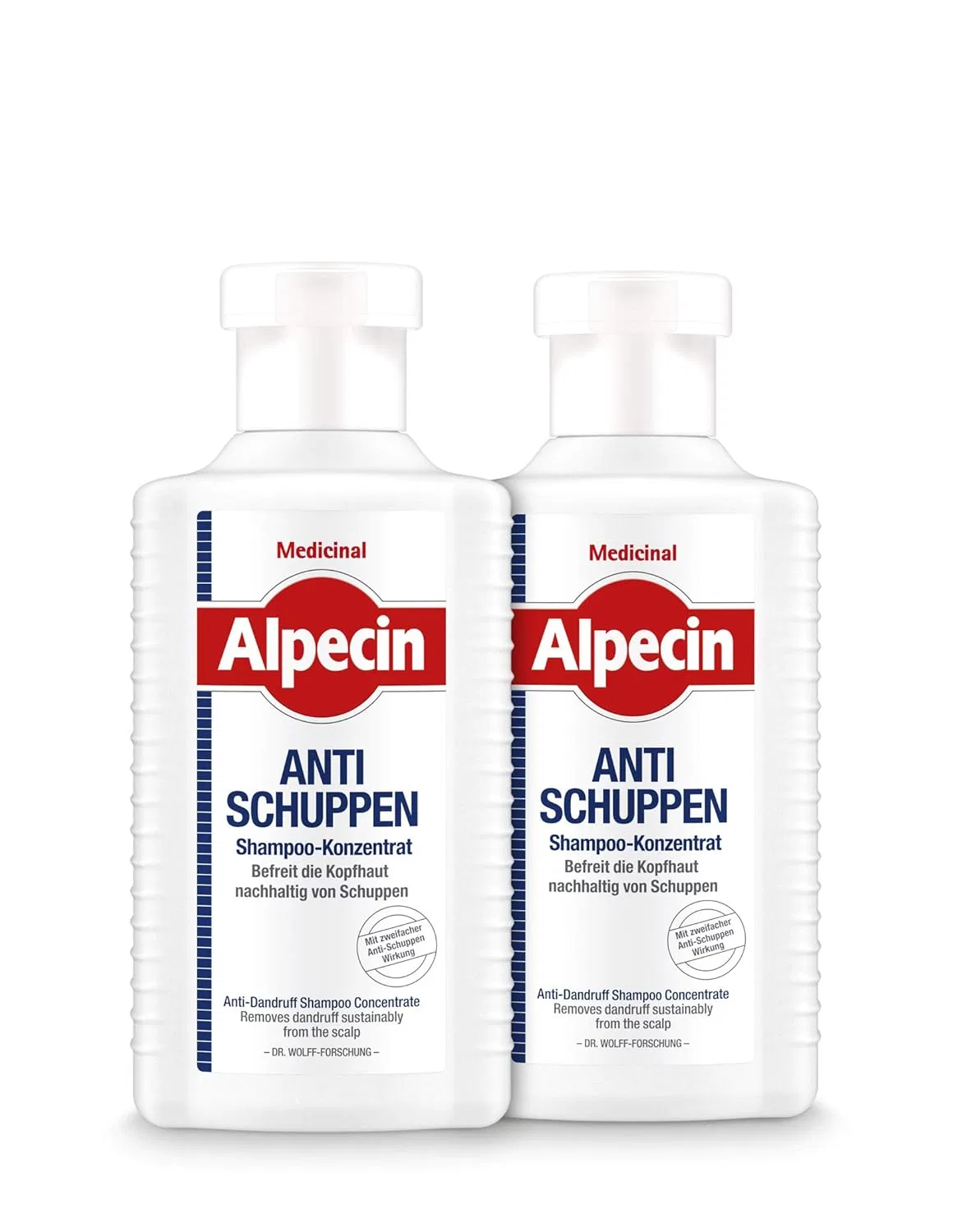 Концентрированный шампунь против перхоти «Medicinal Anti-Dandruff» 2 x 200 мл от Alpecin